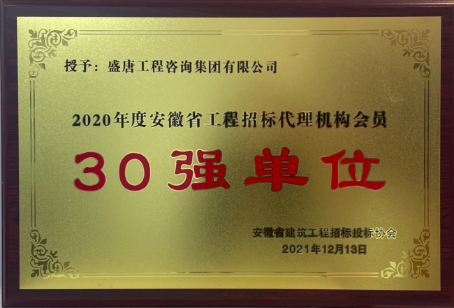 2020年度30強(qiáng)